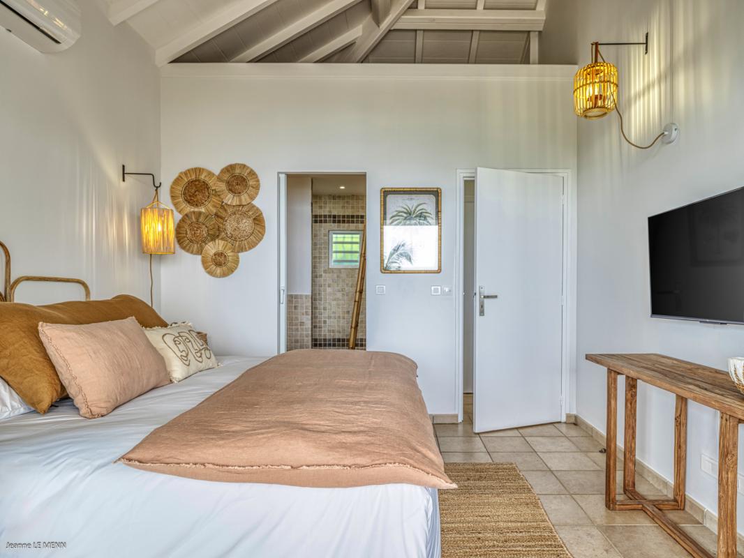 22 Villa à louer piscine vue mer Grand Case Saint Martin_chambre 1